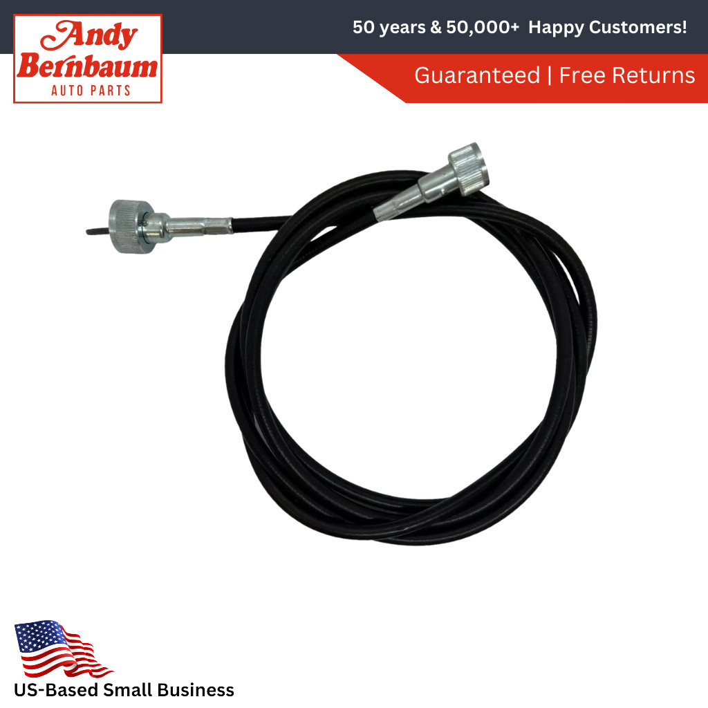 For 1940-1958 Dodge Chrysler Plymouth Desoto Speedometer Cable Black.