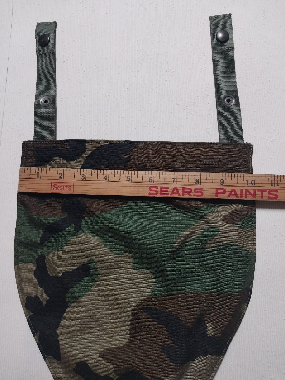 Woodland Camouflage Groin Protector Large SHELL ONLY