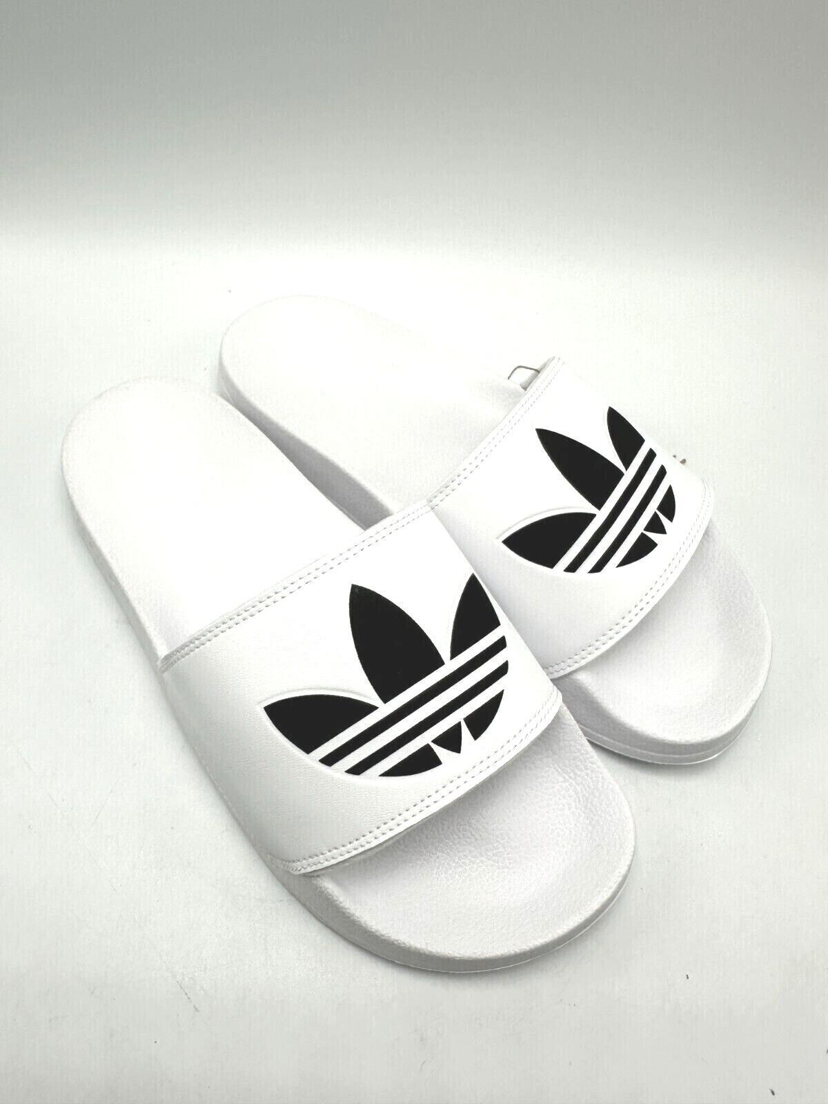 Adidas Adilette Lite Trefoil Logo - Cloud White Men's Sandal FU8297 size 8-13