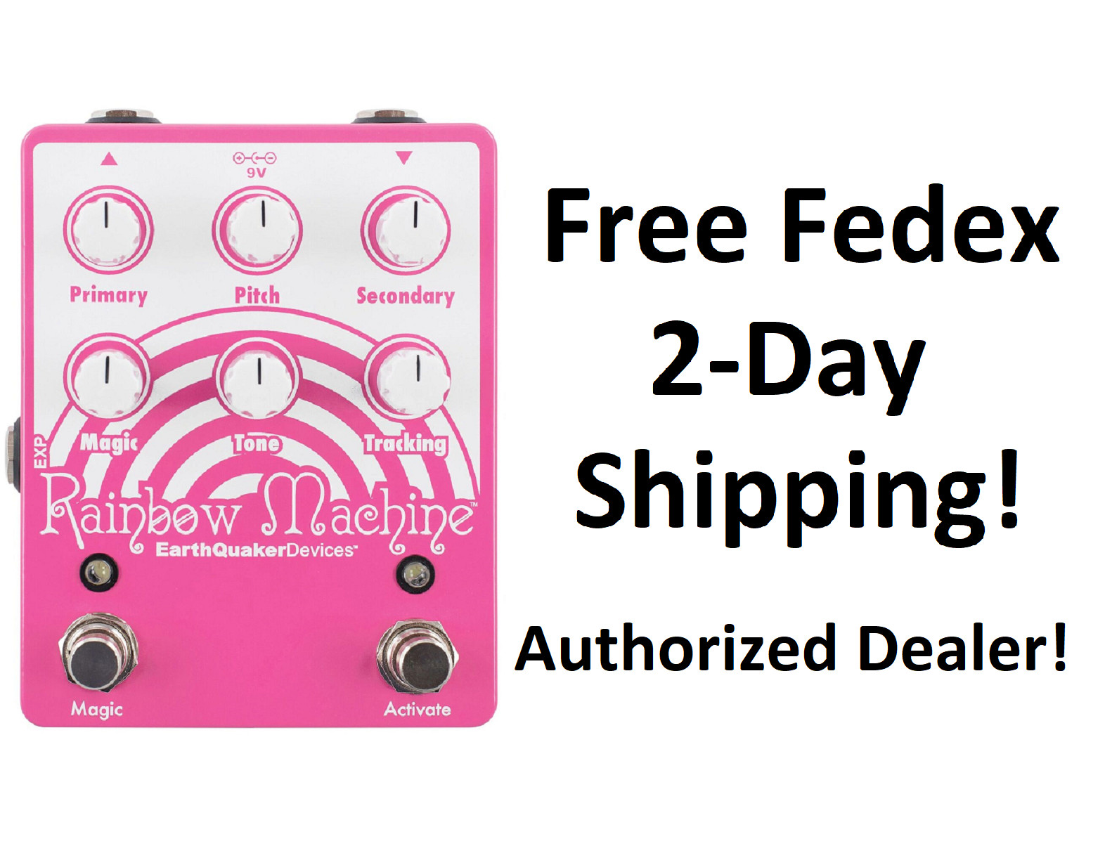 New Earthquaker Devices Rainbow Machine V2 Polyphonic Pitch Shifter Guitar Pedal