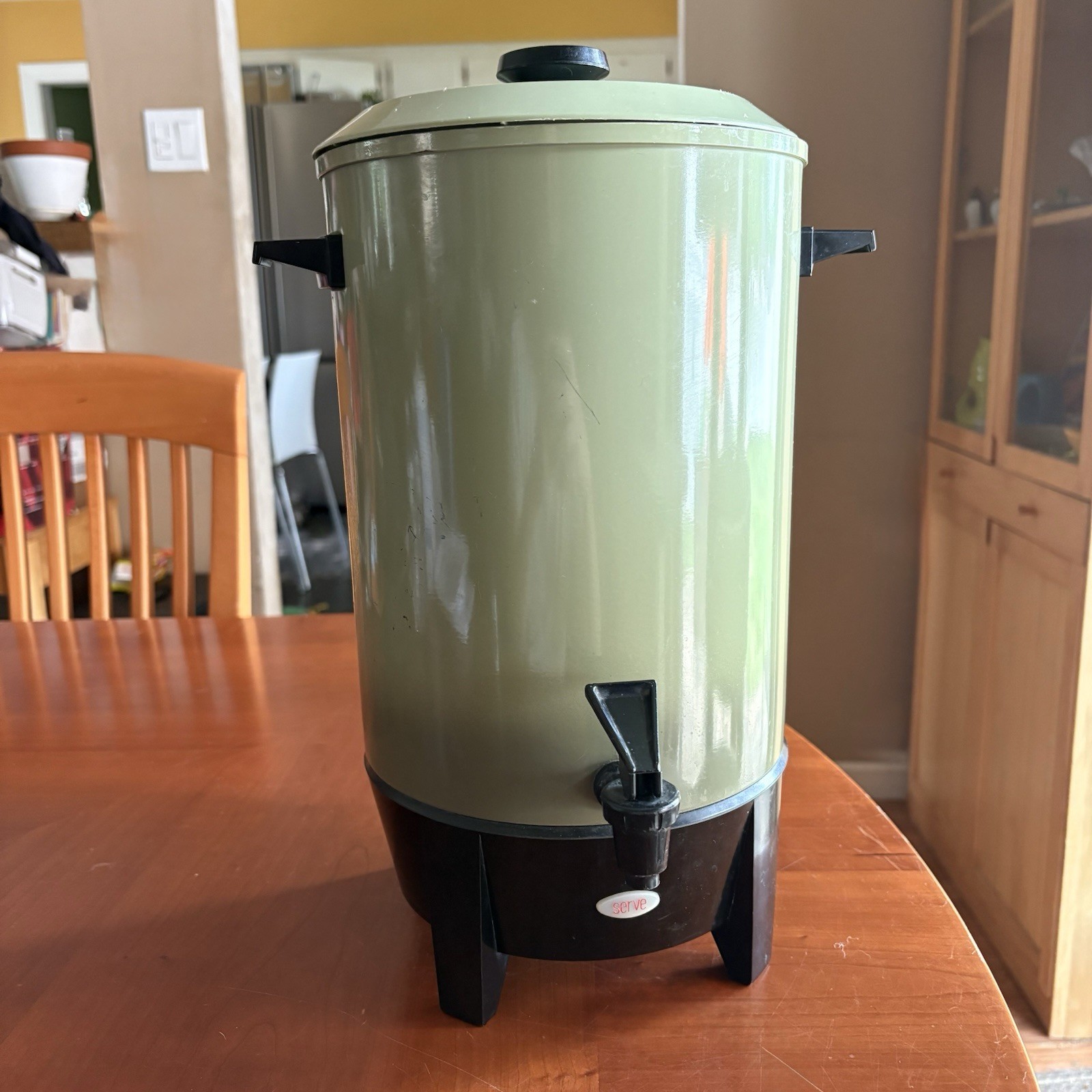 Vintage Grants 30 Cup Electric Automatic CoffeeMaker Avocado Green USA Tested