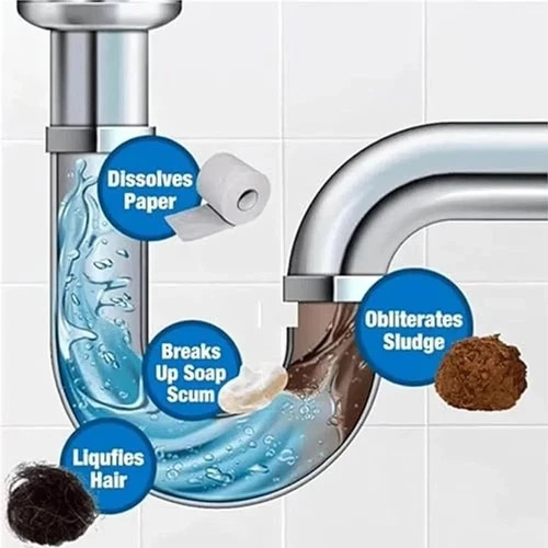 1~5x Wild Tornado Powerful Sink Drain Cleaner High Efficiency Clogging Cleaner