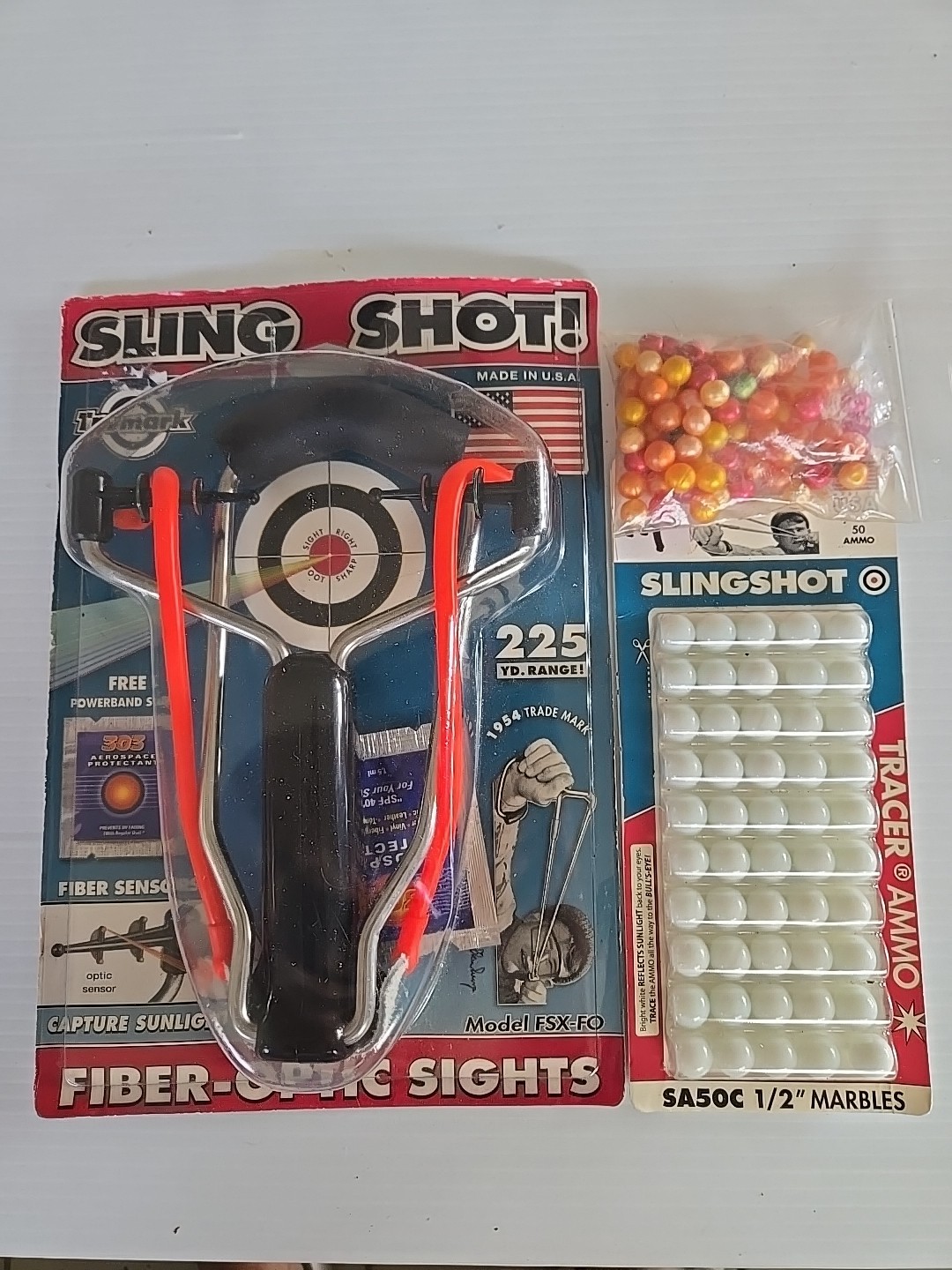 Trunmark Models FSX-FO Slingshot with Fiber Optic Sight