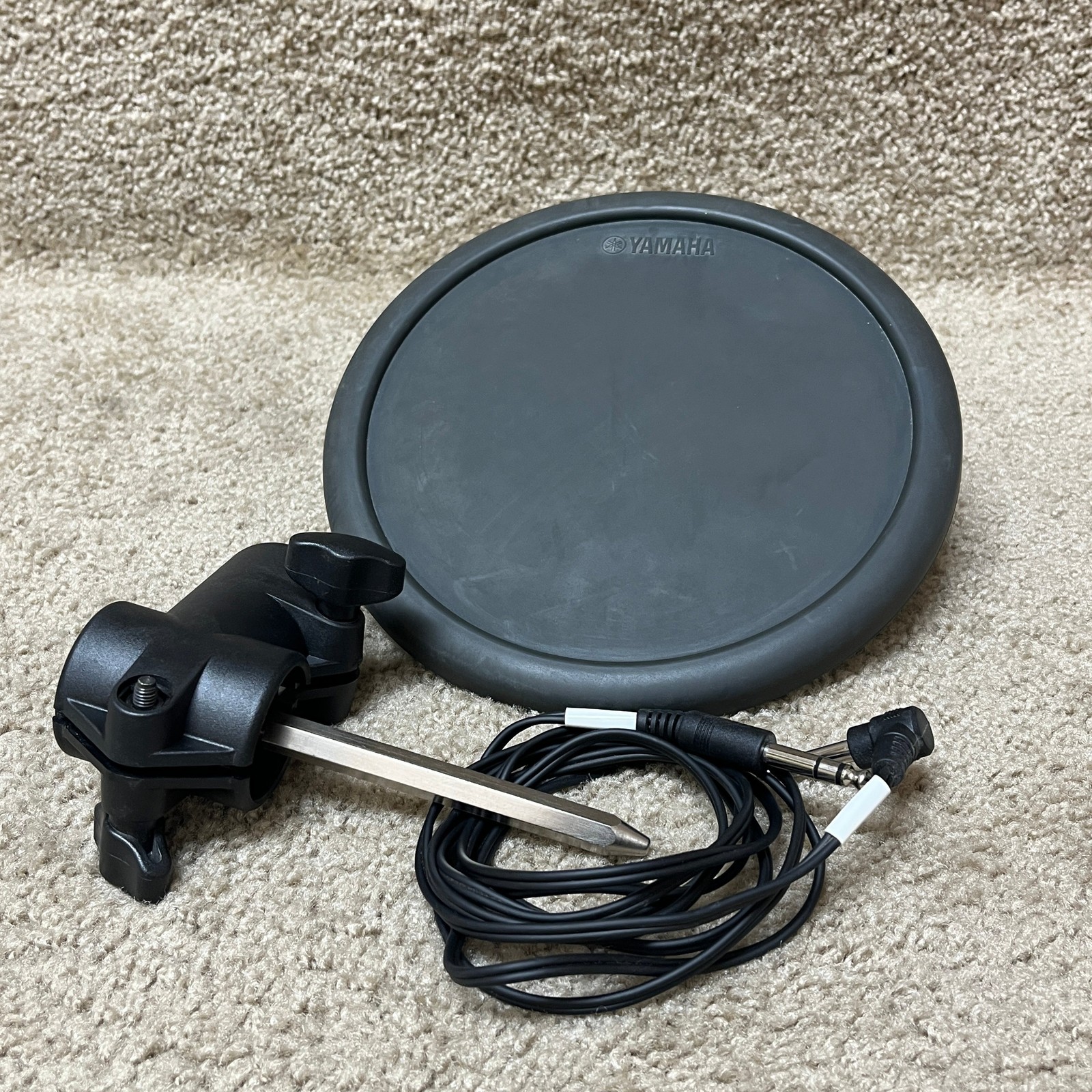 Yamaha TP65-A Electronic Drum Pad w/ Cable and Mounting Clamp