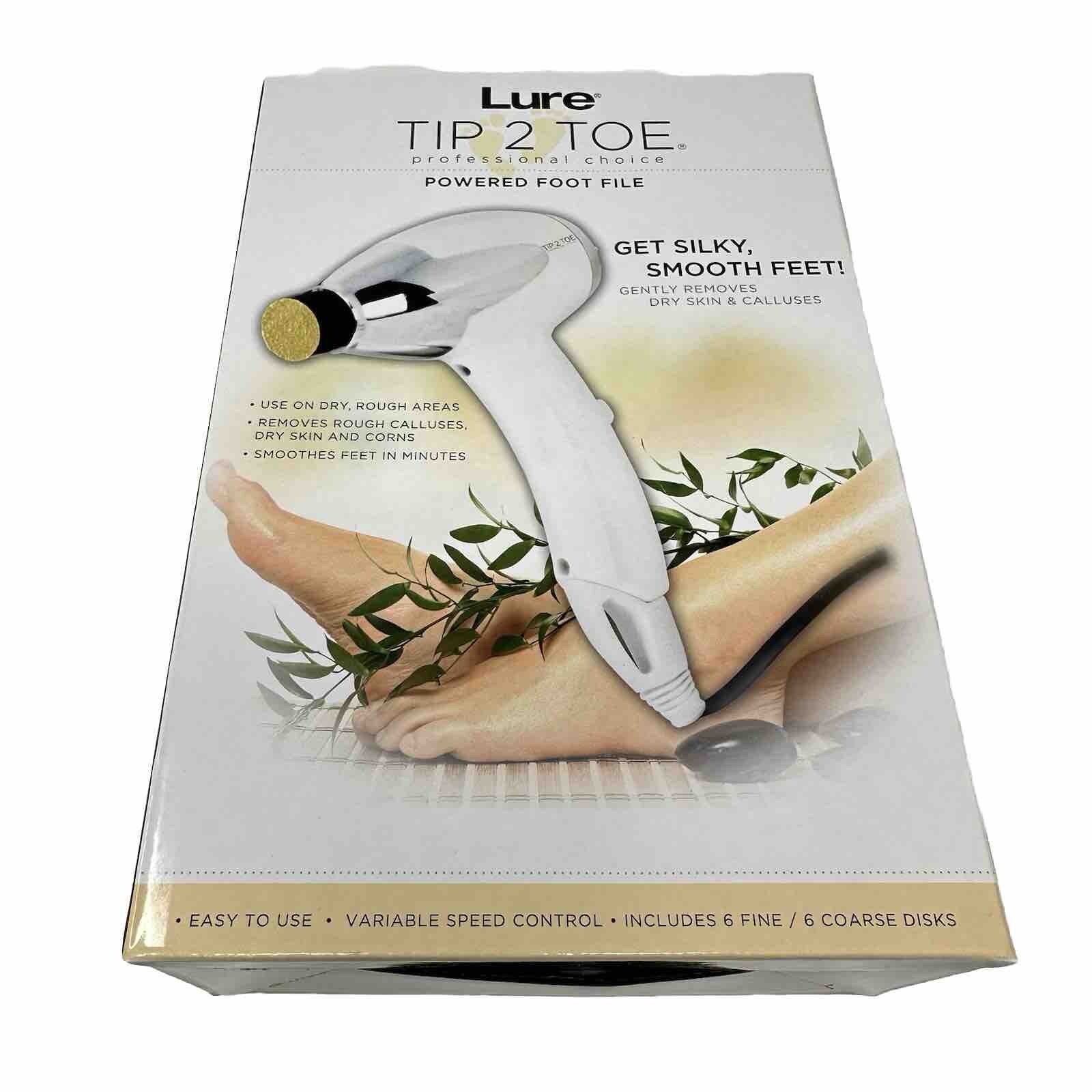 Tip2Toe Professional Electric Callus Remover with 6 Fine, 6 Coarse Disks New