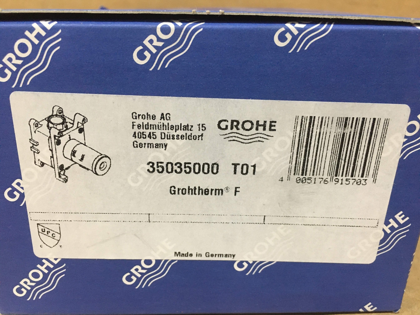 GROHE 35035000 GROHTHERM WALL UNION 212462