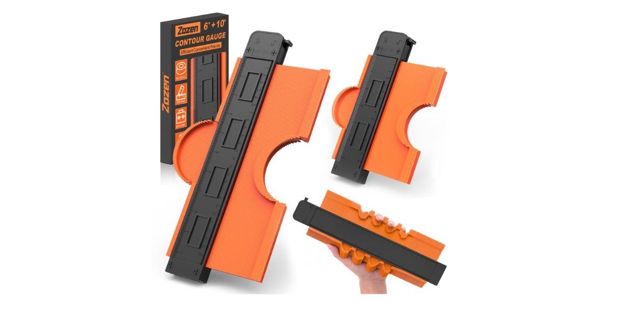 2-Piece Contour Gauge Duplicator Set – 6" & 10" Profile Shape Tool