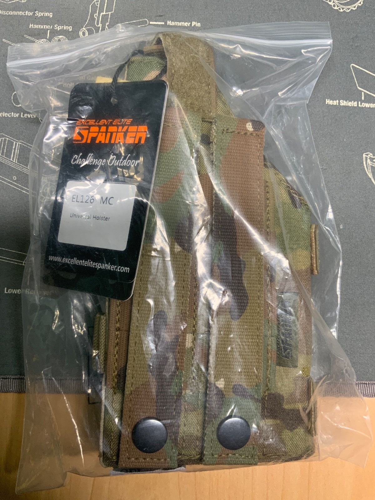 Excellent elite Spangler universal holster EL126 MC