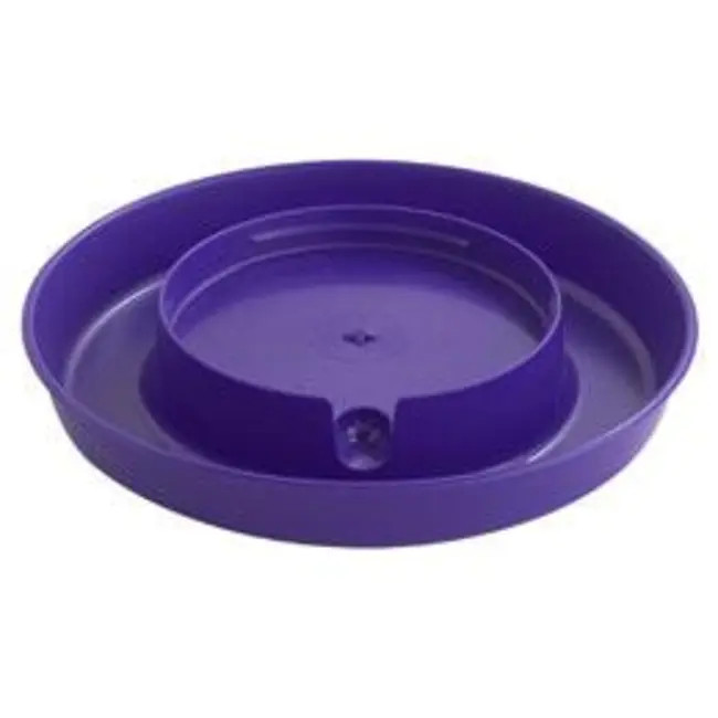 Miller Manufacturing Chick Waterer Screw-On Base Purple 9In Fits Little