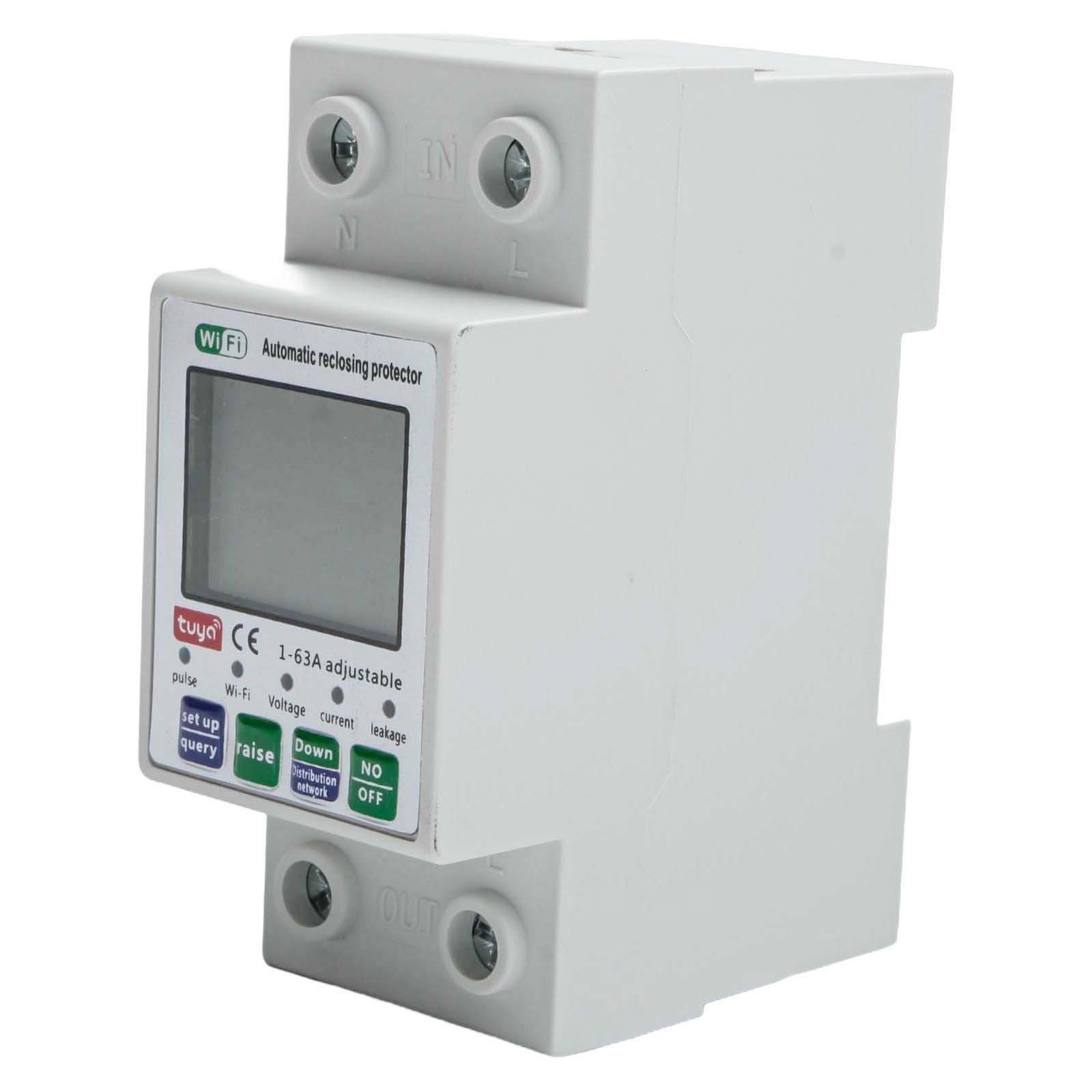 For Tuya Smart for reset Protector Switch for current Breaker Meter AC80-300V