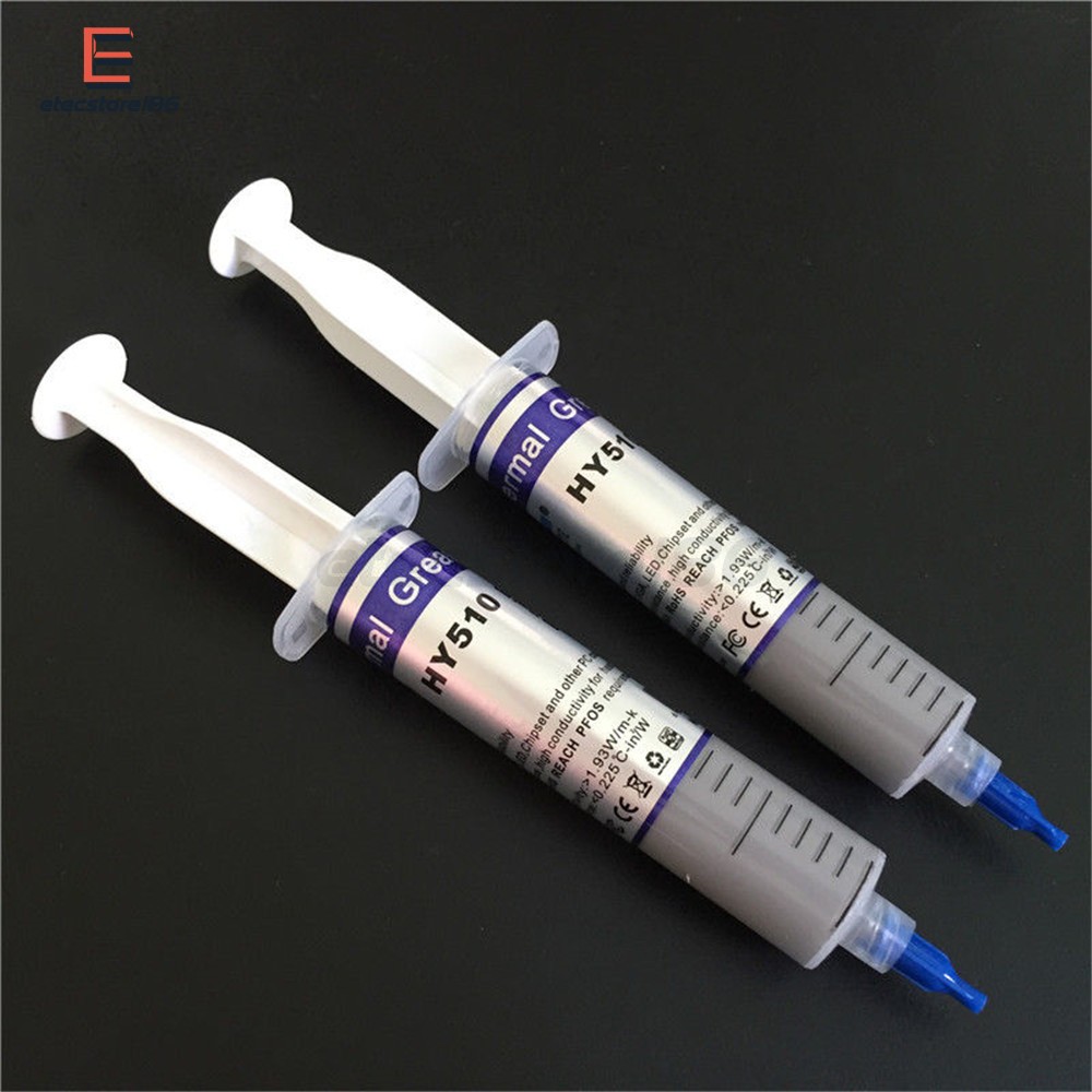 10PCS HY510 Grey Thermal Conductive Grease Paste For GPU CPU Chipset Cooling 30g