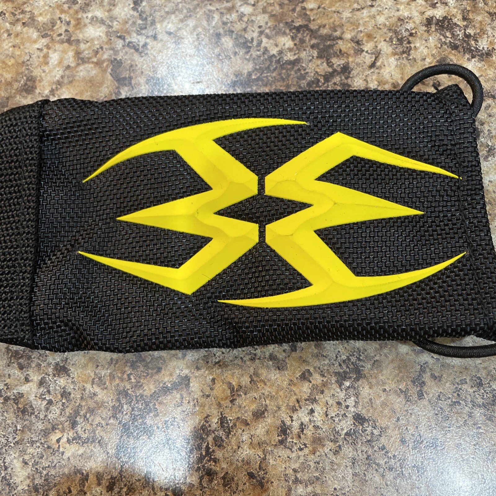 NOS Black/yellow Empire Paintball Nylon Barrel Condom Barrel Blocking Device