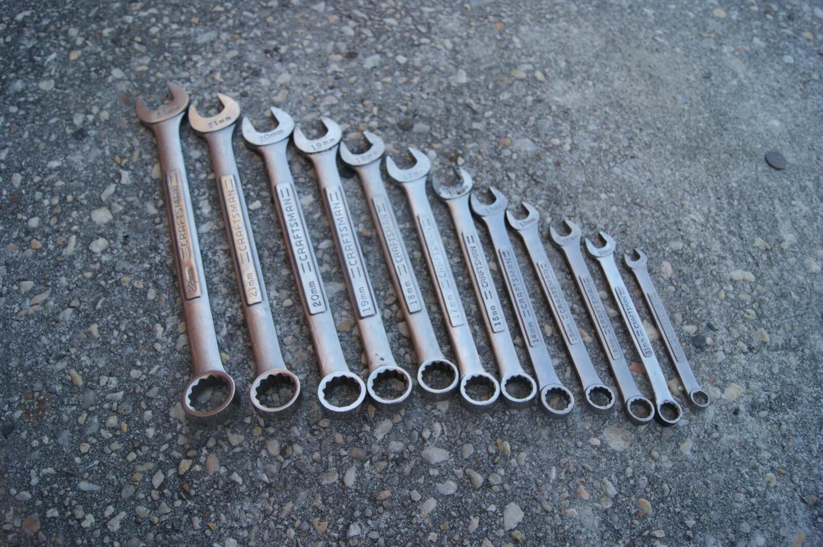 CRAFTSMAN V SERIES SET 22-9MM METRIC MADE IN THE USA