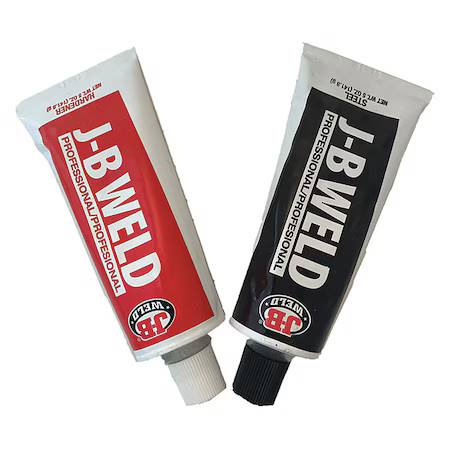 J-B Weld 8281 Epoxy Adhesive, Two 5 Fl Oz Tubes, Dark Gray, 1:1 Mixing Ratio, 6