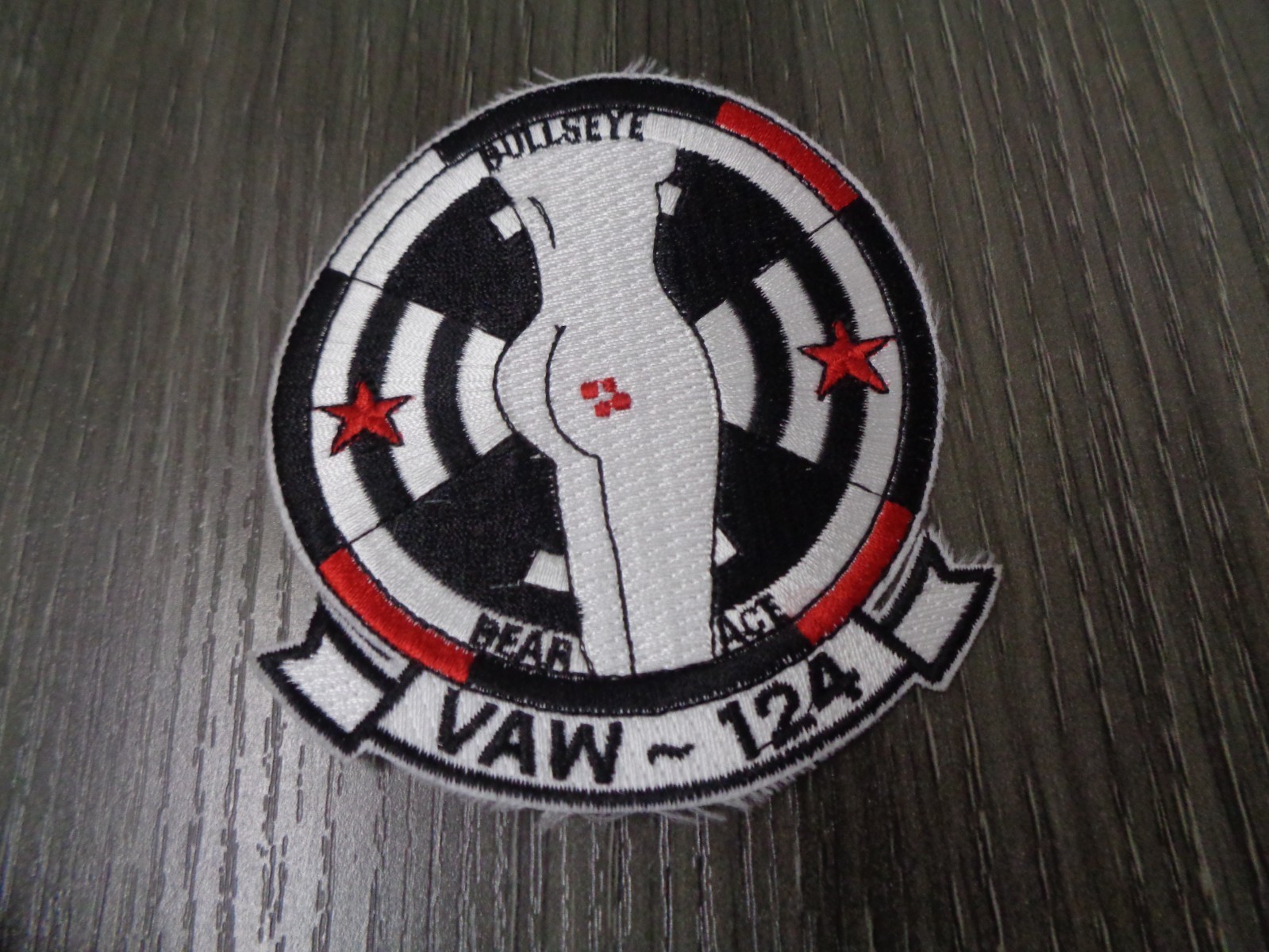 4" NAVY VAW-124 BULLSEYE BEAR ACE EMBROIDERED PATCH NEW