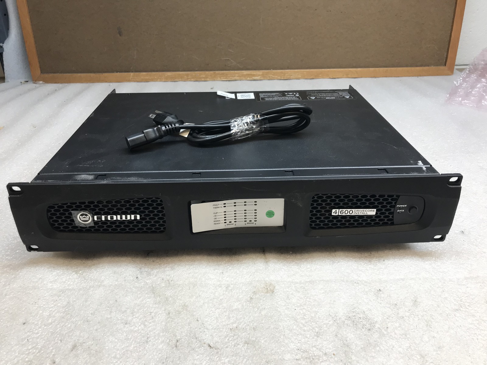 Crown DCI4X600 4-Channel 600W Professional Power Amplifier Tested w/ Power Cord