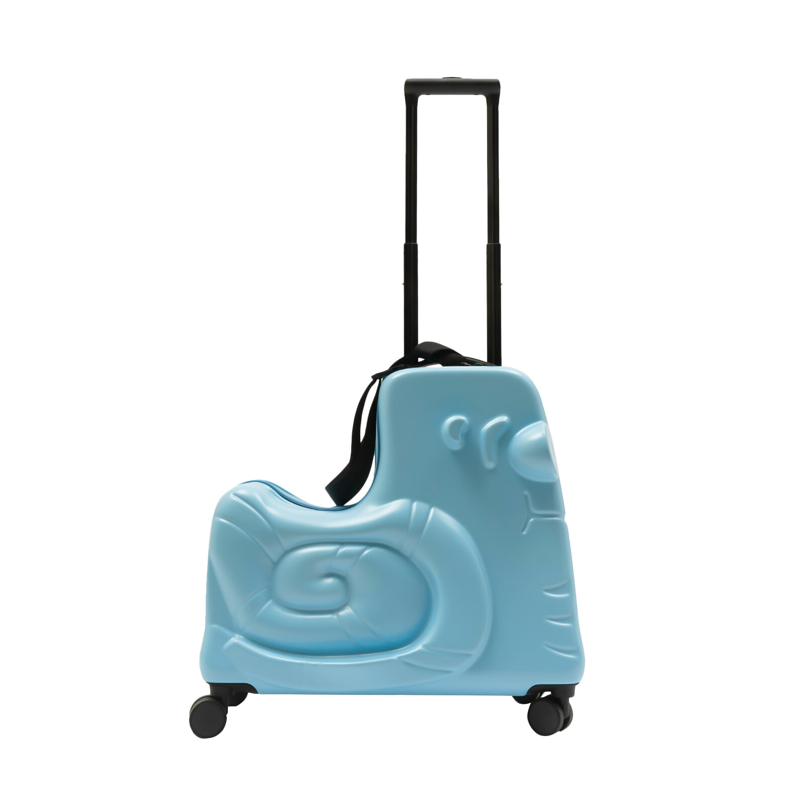 20" Kids Ride-on Luggage Suitcase Carry On Trolley Luggage with Password Lock