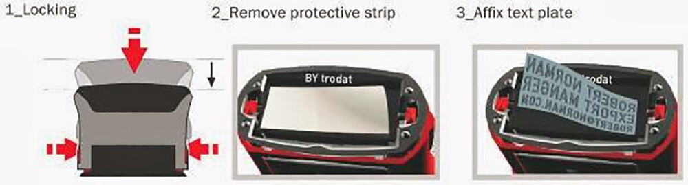 Replacement Rubber Plate (Die Plate) For Any Self Inking Stamp