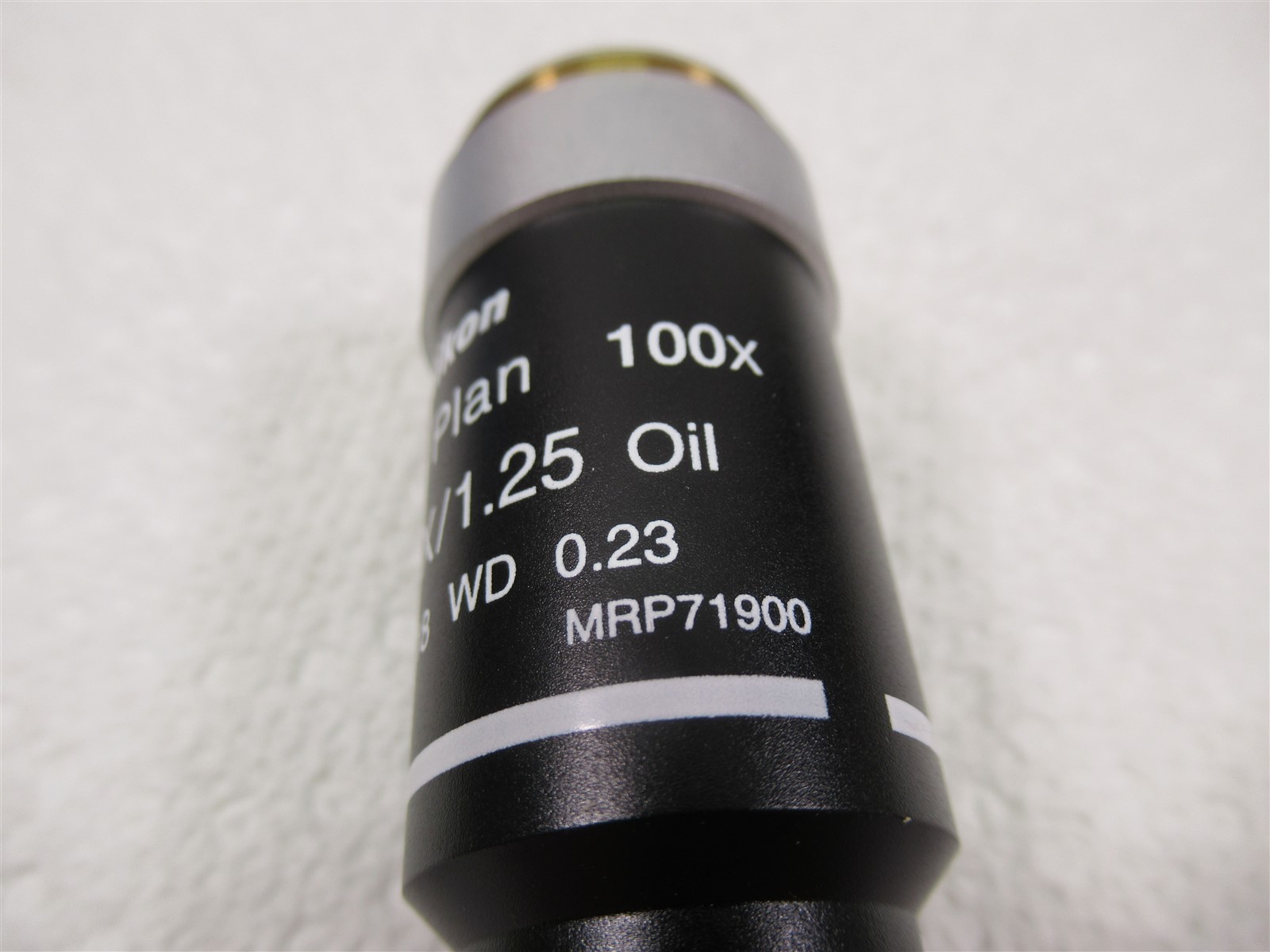 Nikon Eclipse Series E Plan 100x Microscope Objective Lens Excellent Shape
