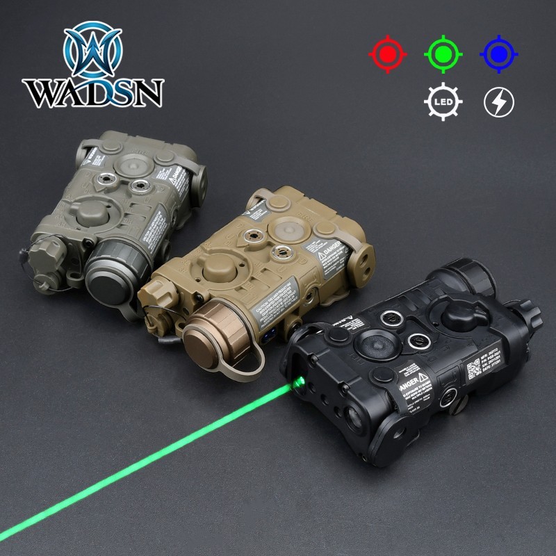 WADSN NGAL Laser Sight Red Green Dot Aim White LED Flashlight Lighting Hunring