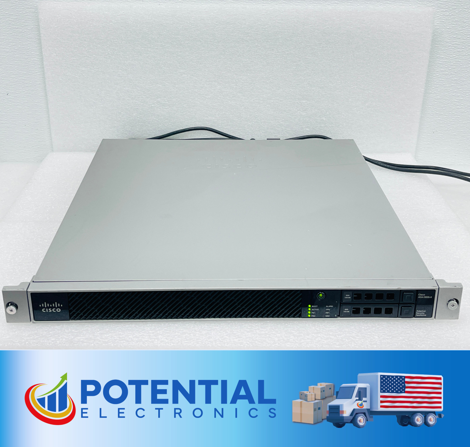 USED - Cisco ASA 5555-X Adaptive Security Appliance w/ Power Cord - Free Shipp