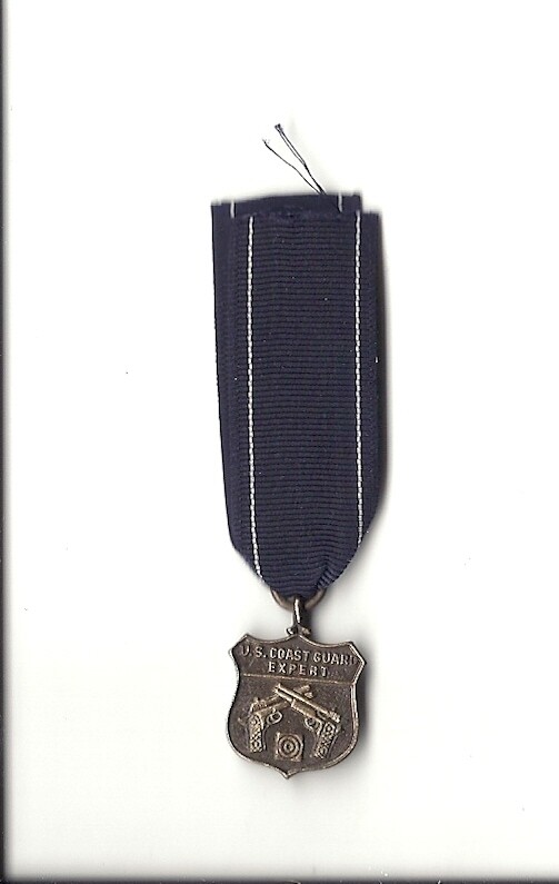 Coast Guard Expert Pistol Shot mini miniature Award medal USCG