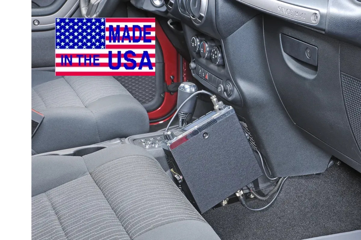 Jeep JK Quick Disconnect CB Radio Mount for 11-18 w/ Compact to Full Size CB's