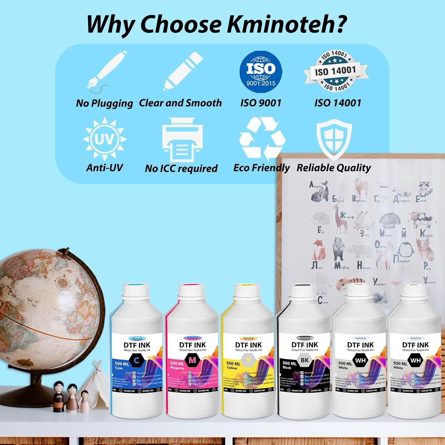 Water-Based Ink Compatible with Various Printers