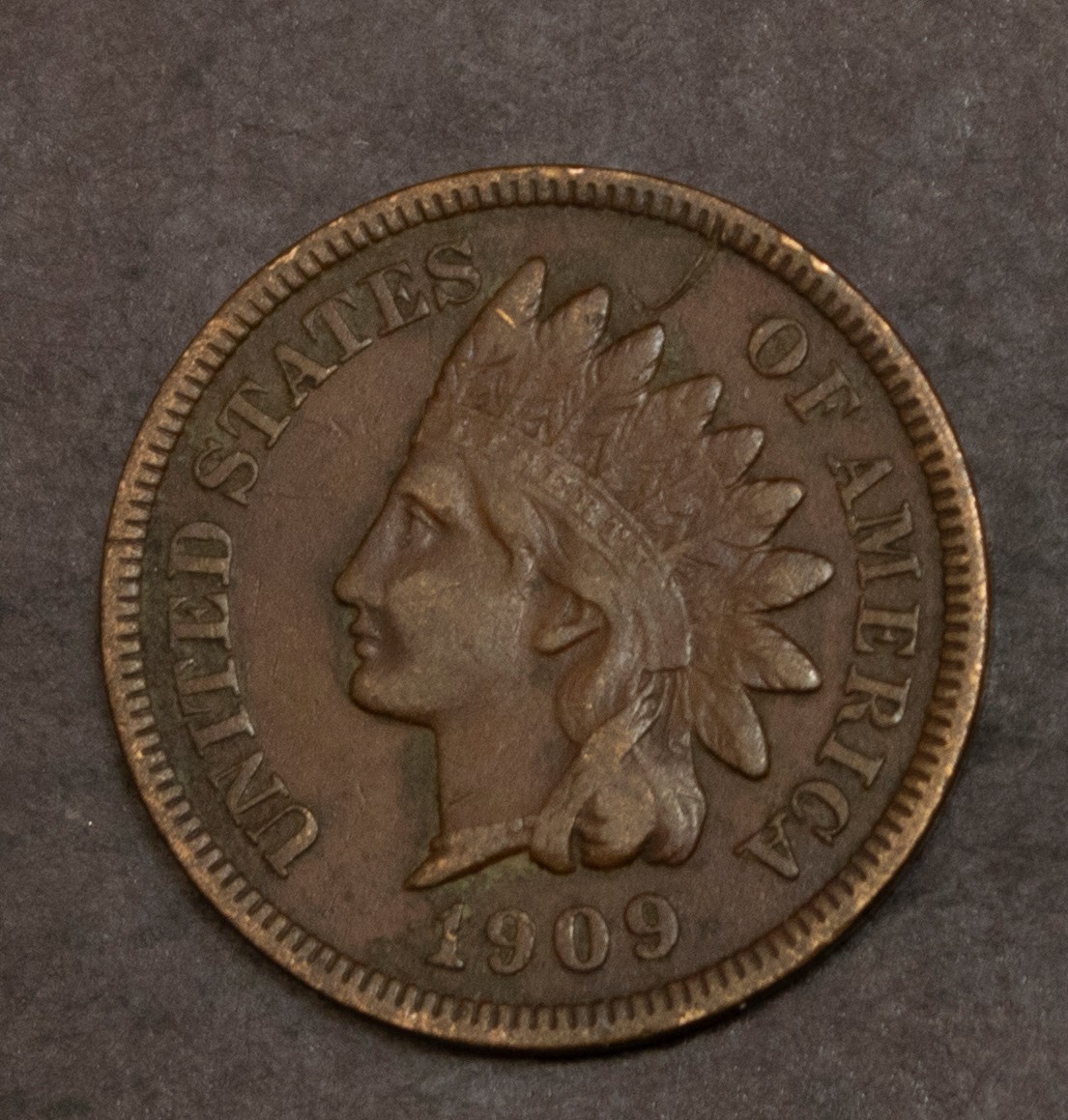 1909 Indian Cent XF  Dark  Lot Y3422
