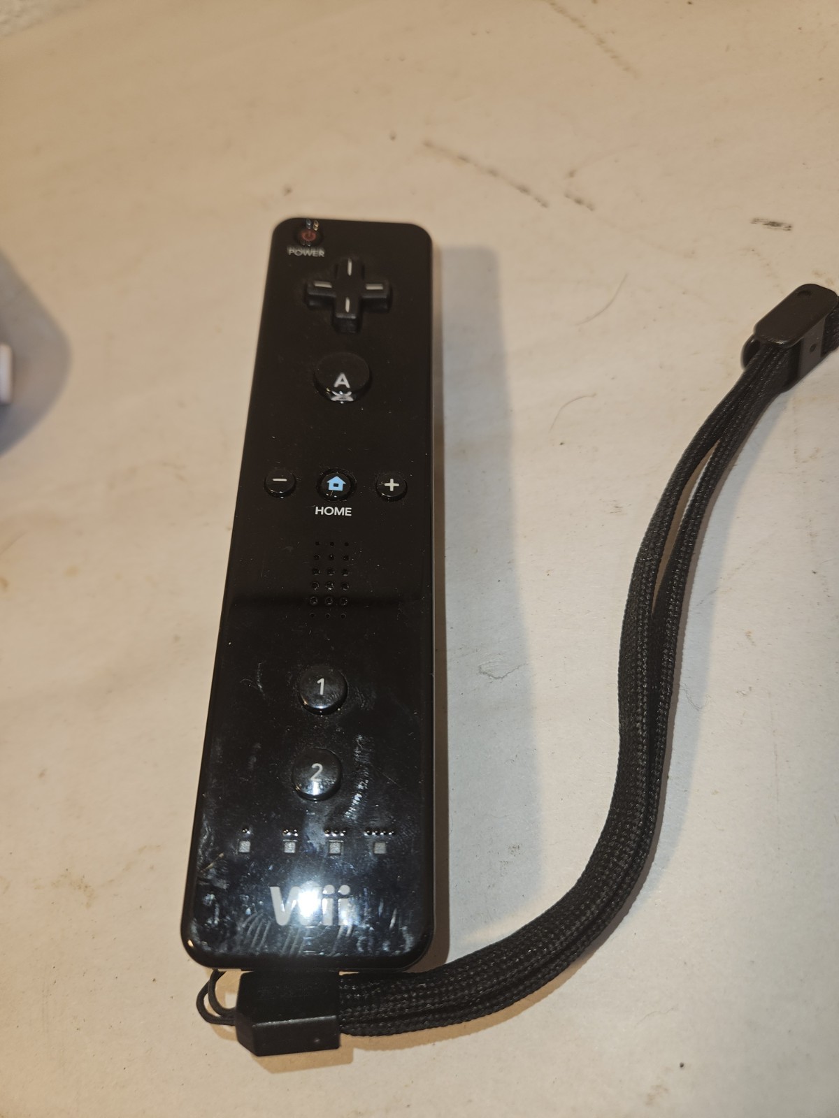 Wii Controller Black Untested RVL-003/parts