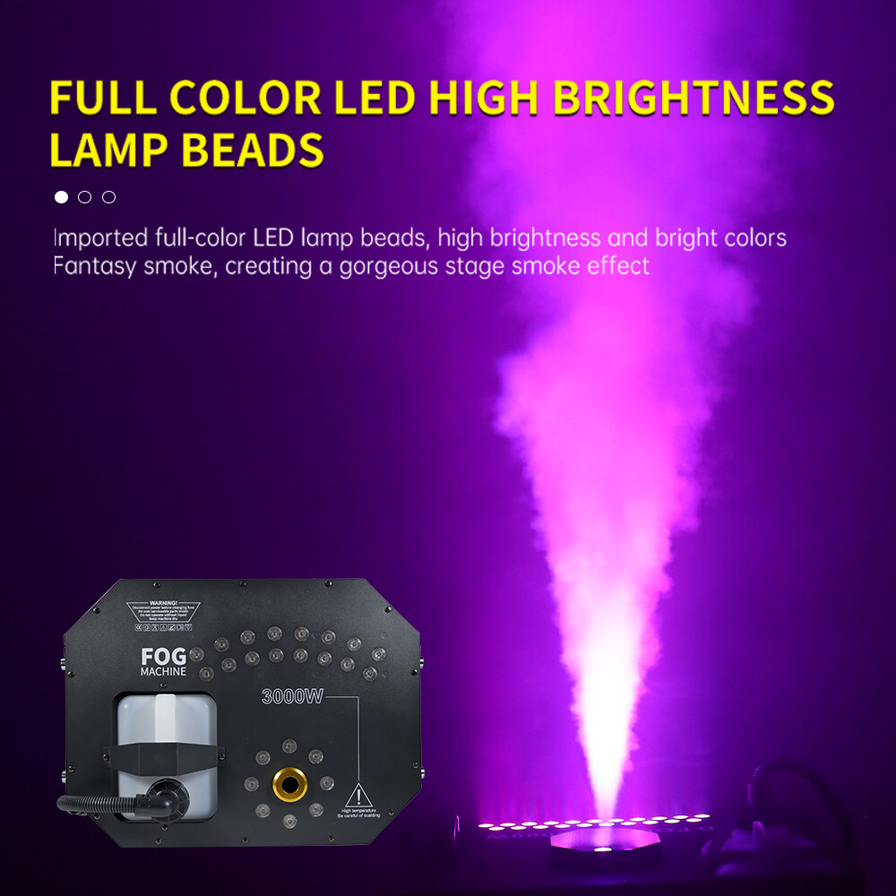 3000W DMX LED Fog Smoke Sprayer Jet Machine Vertical Stop Gas Column for dj Bar