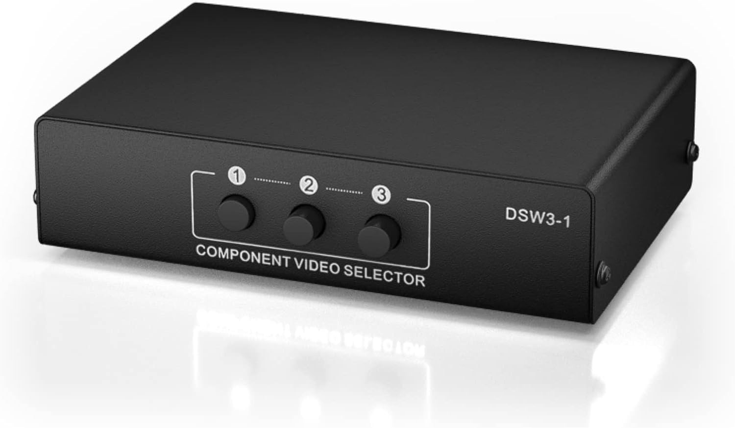 Component AV Video Switch Box 3 in 1 Out, 3 1 out