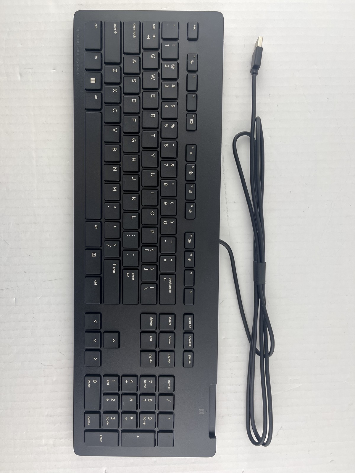 Z9H48AT#ABA HP Business Slim Smart Card Keyboard USB Black