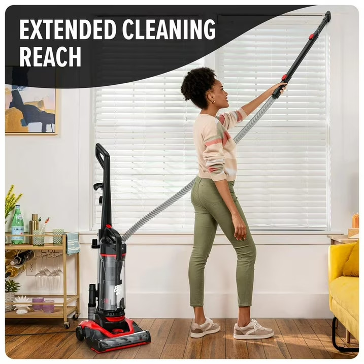 Dirt Devil Bagless Upright Vacuum Multi-Surface Extended Reach Pet UD76330V