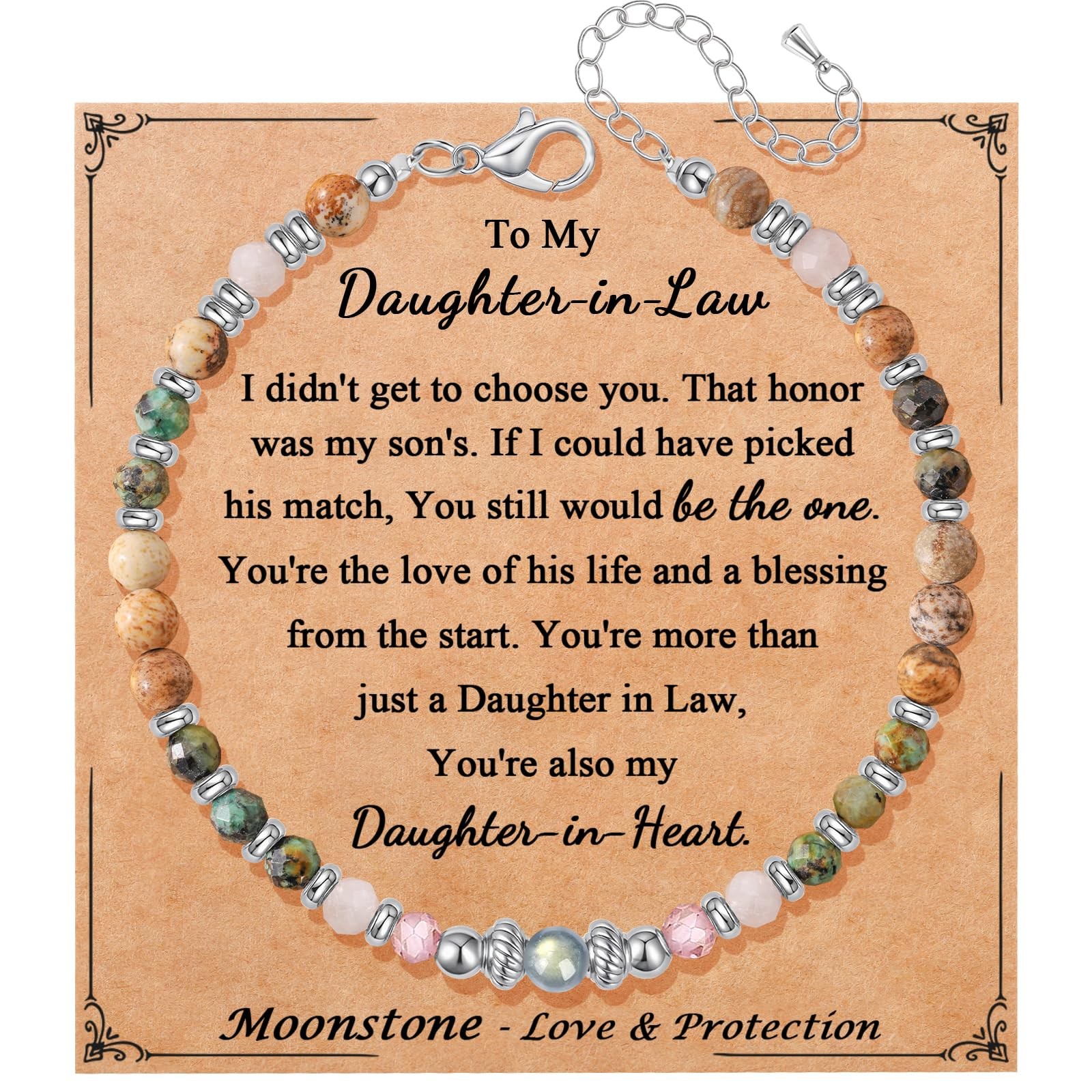 Daughter In Law Gifts, Christmas Mothers Day Birthday Gifts for Daughter In Law