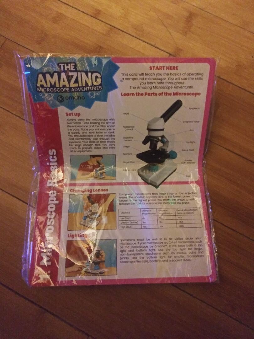 OMANO Scientific Junior scope Pack- Missing some accessories