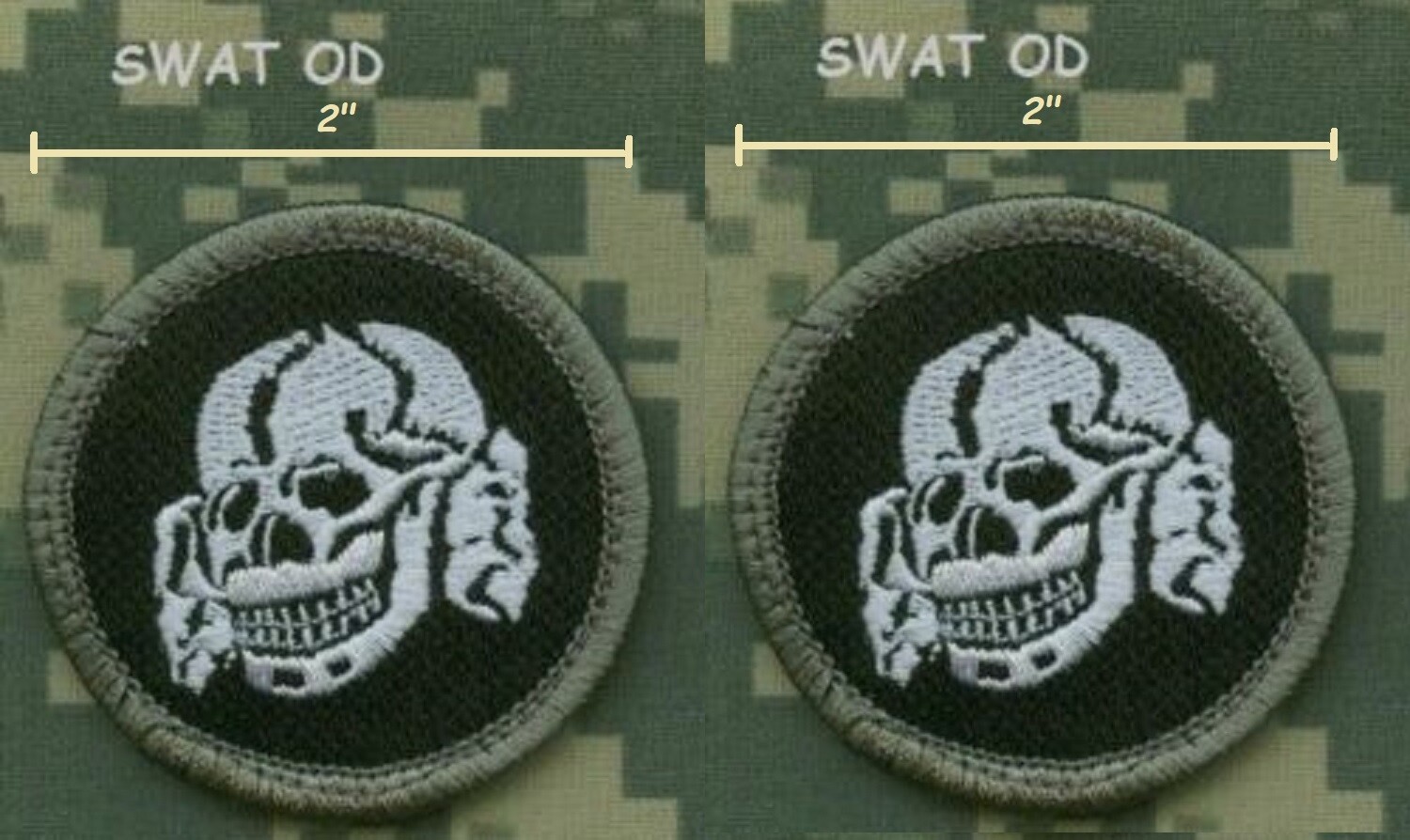 JOINT SPECIAL OPS INHERENT RESOLVE CJTF-OIR vêlkrö SWAT-LITE 2-PC: DEATH SKULL