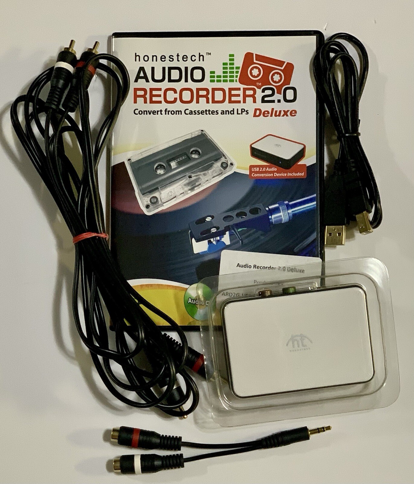 Honestech Audio Recorder 2.0 Deluxe Convert LP 8-Track Cassette To MP3 WAV 2010