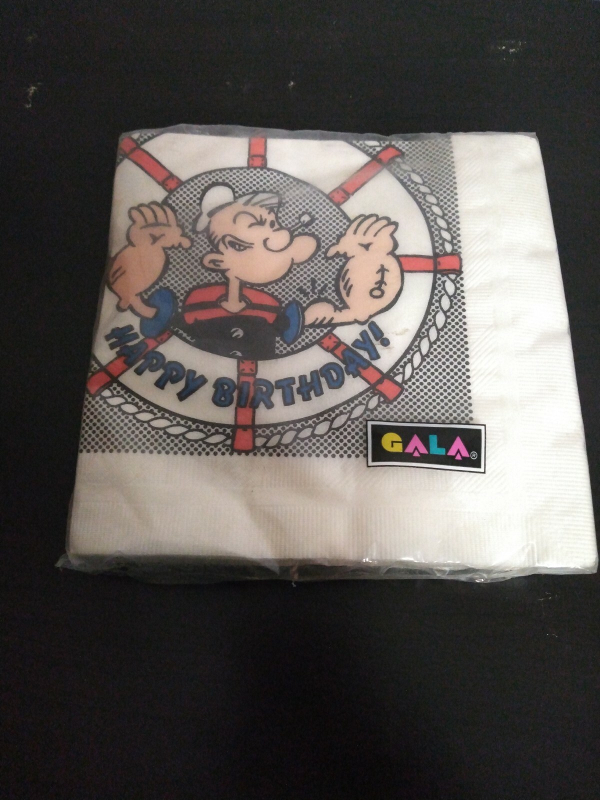 RARE 1988 Popeye  Party Napkins 20 - NIP