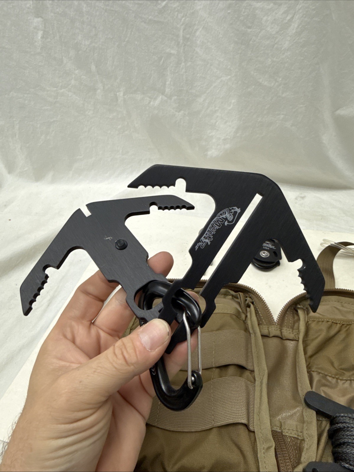 Mithix Pro Micro Hook & Line Kit W/ Coyote Case EOD Tree Tool Grapple