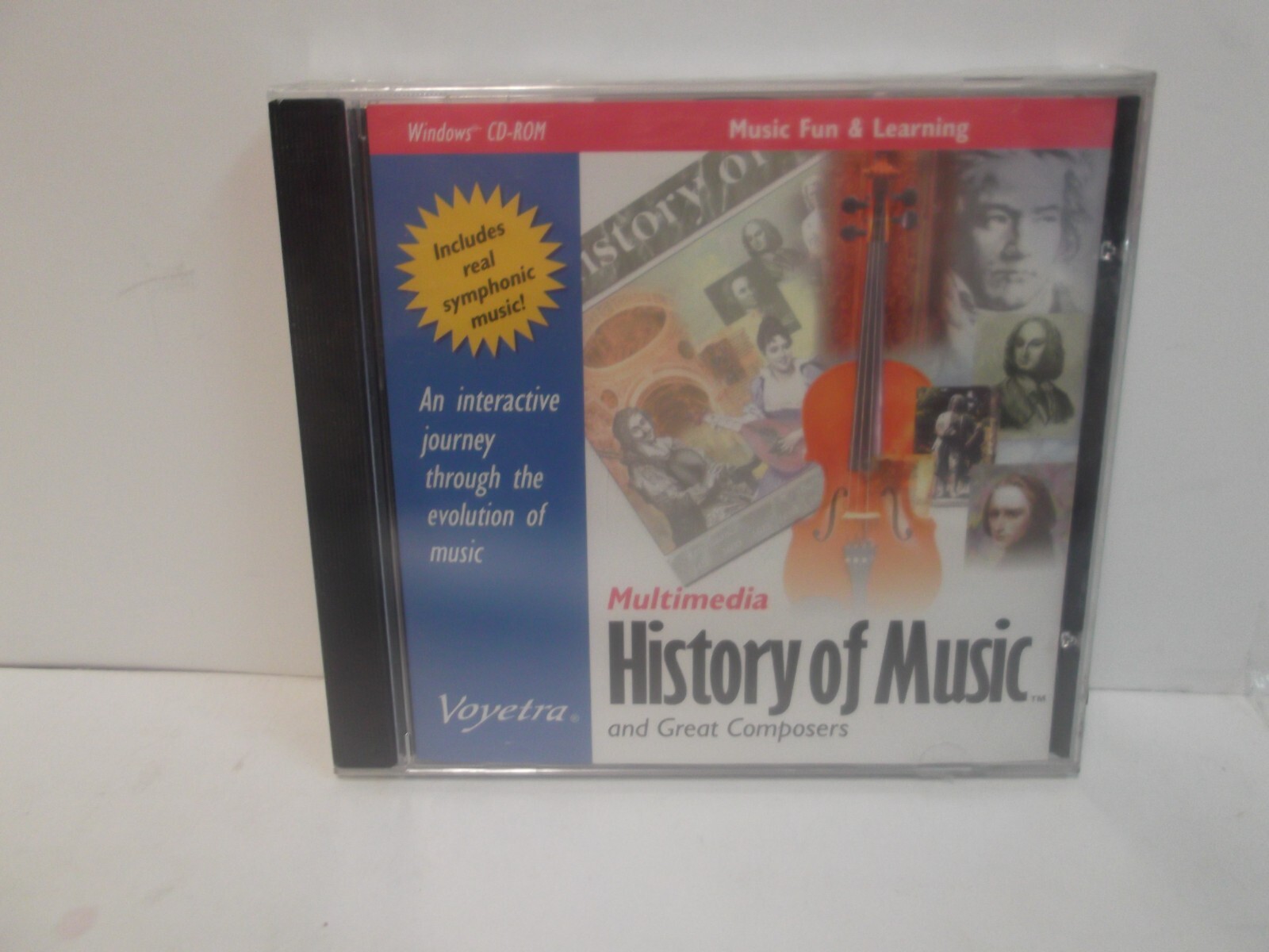 Multimedia History of Music &Great Composers by Voyetra PC CD 95/98/ME-BRAND NEW