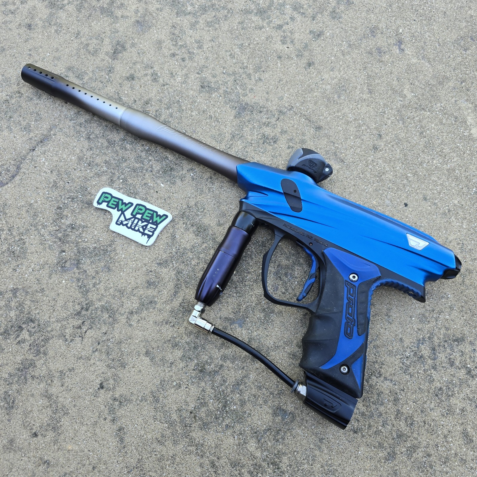 Proto Matrix Rail PMR Paintball Marker Gun Blue Dye