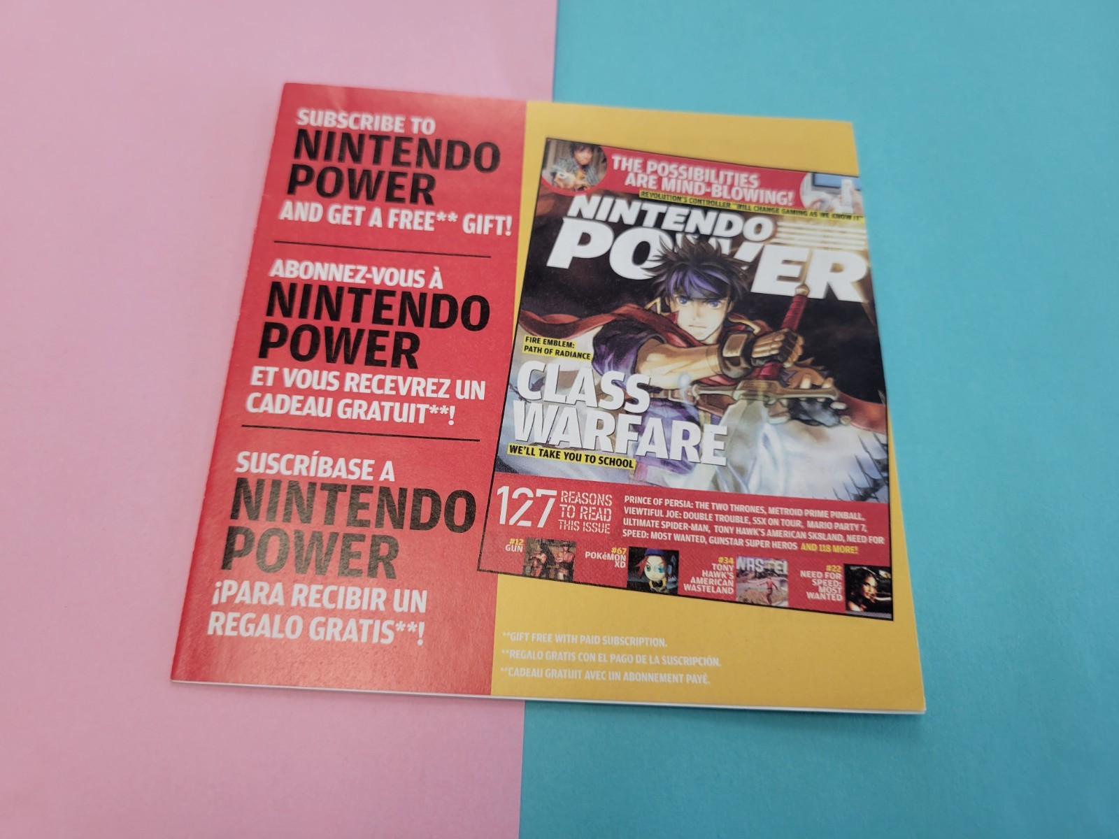 Fire Emblem Nintendo Power DS Subscribe Advert INSERT ONLY Authentic