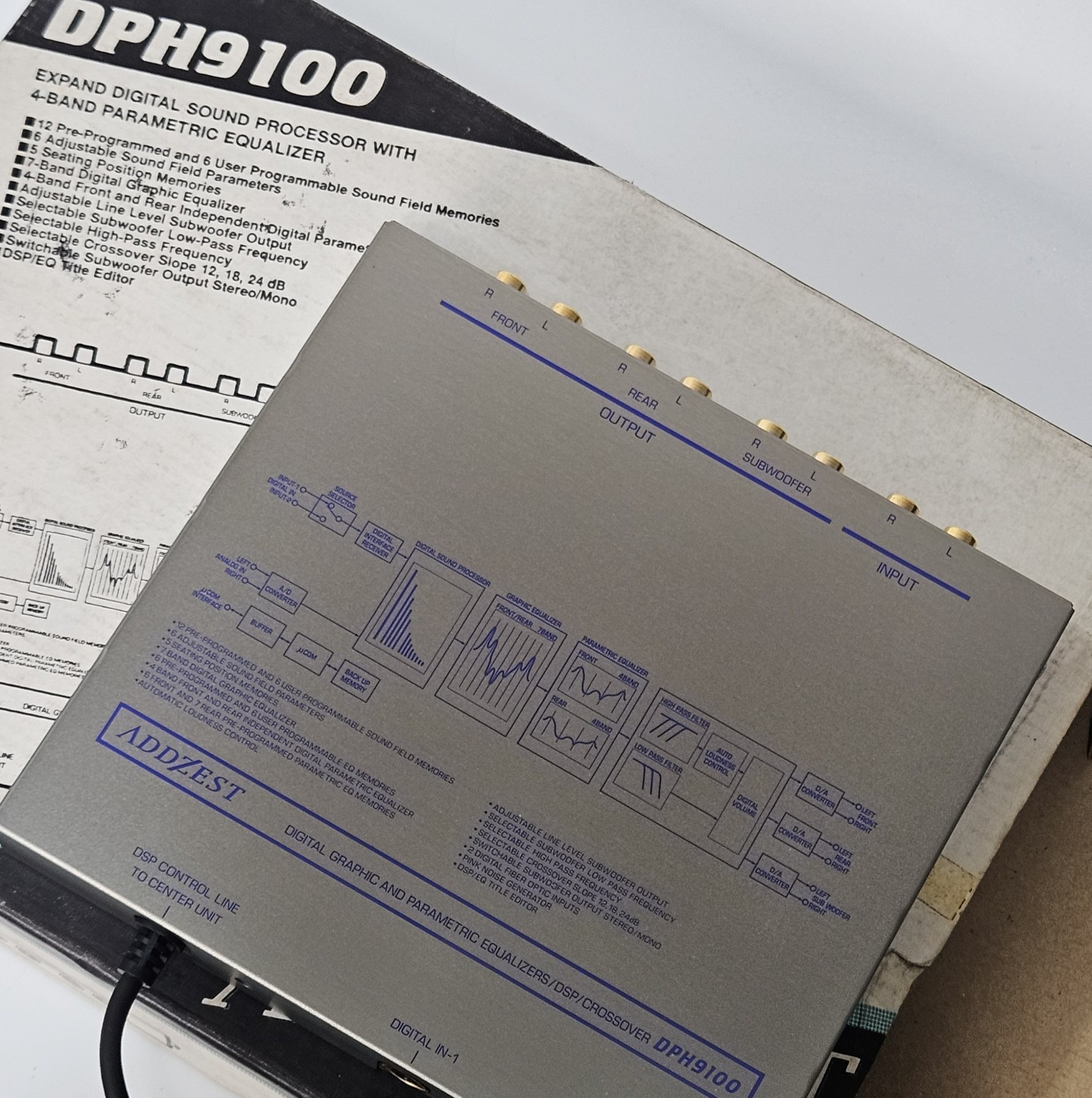 Ultra Rare ADDZEST DPH9100 Flagship DSP - NEW OLD STOCK (NOS) BRAND NEW IN BOX