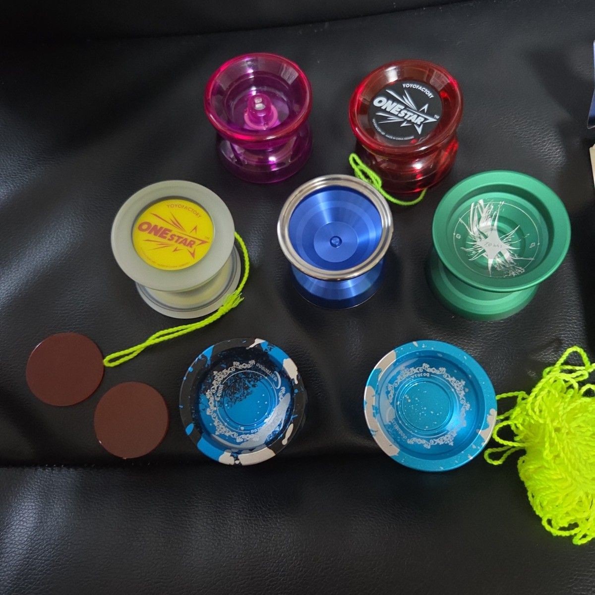 Yo-Yo Lot of 7 YYF C3yoyodesign WILD WATIEBOO OneStar Astral Zillion