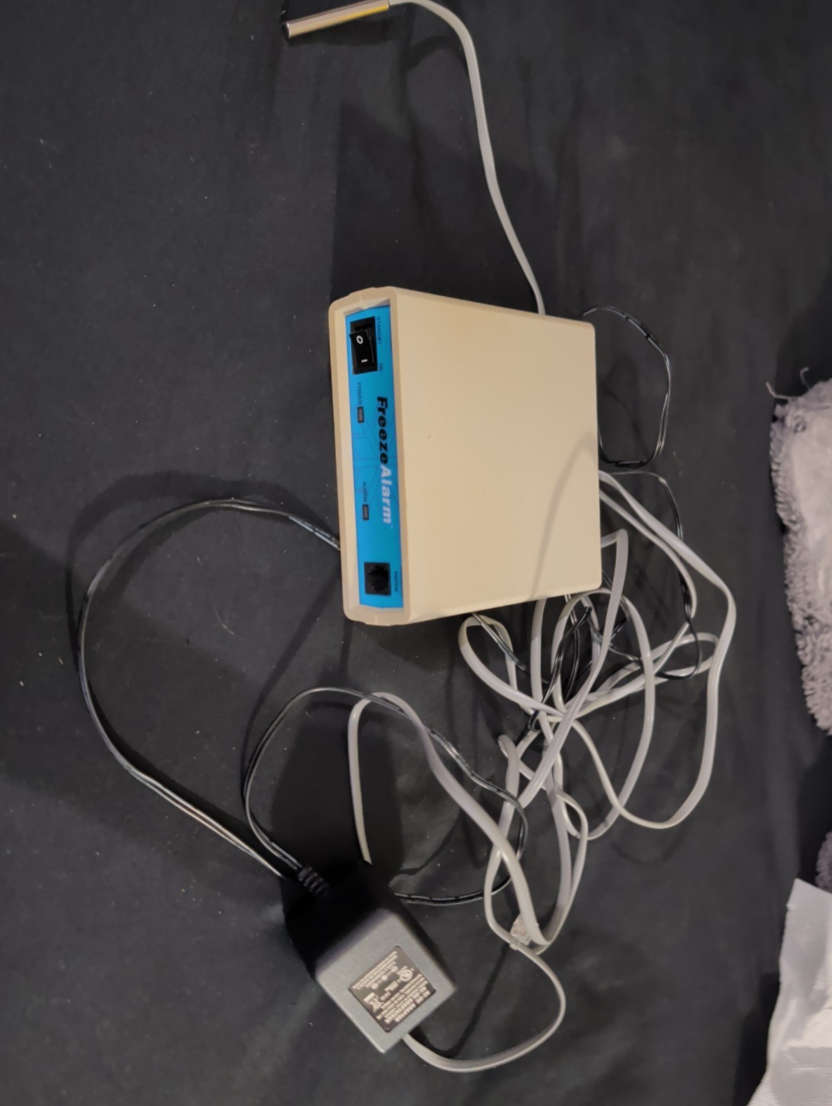 Control Products Freeze Alarm FA-I-CCA w/Power Adapter & Sensor