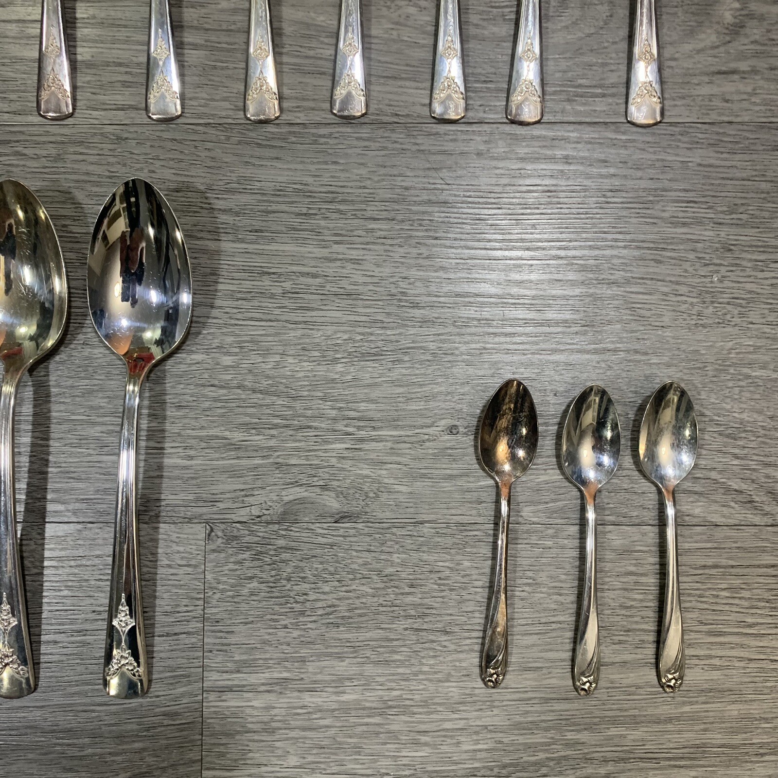 Vintage MINUET Silver Plate Flatware Set 42 Pieces (7 settings +)