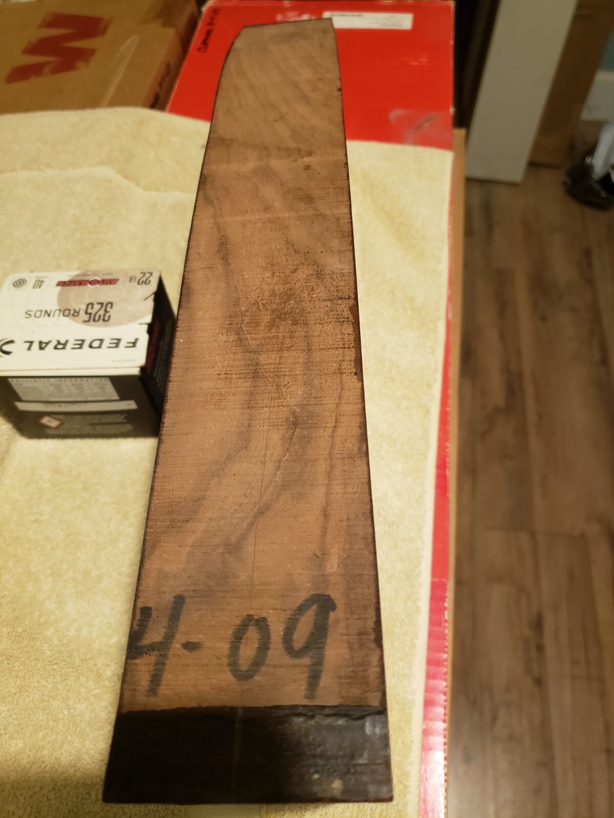 "CLARO WALNUT GUNSTOCK BLANK" ( 2 PIECE ) "PRESENTATION GRADE"