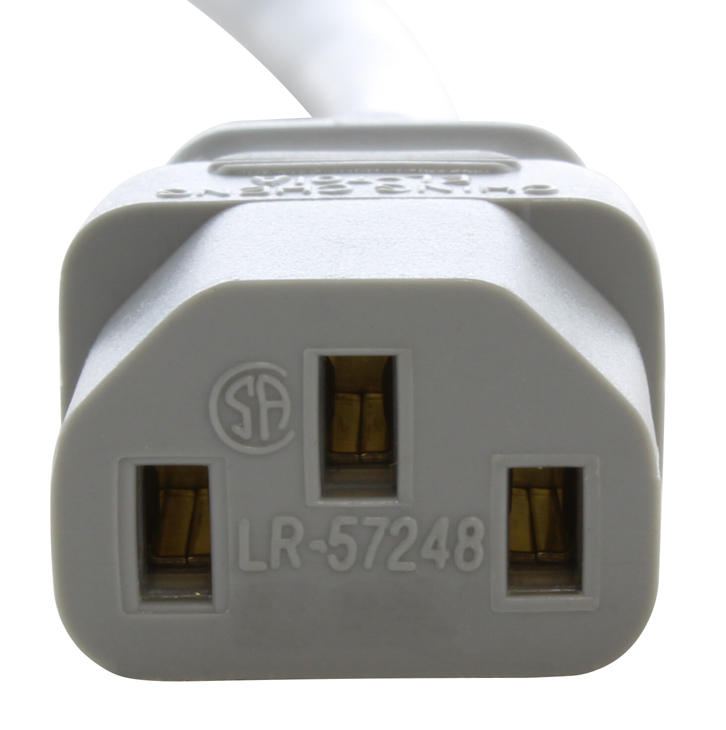 8ft 10A 18/3 Medical Grade Power Cord With C13 Connector by AC WORKS®