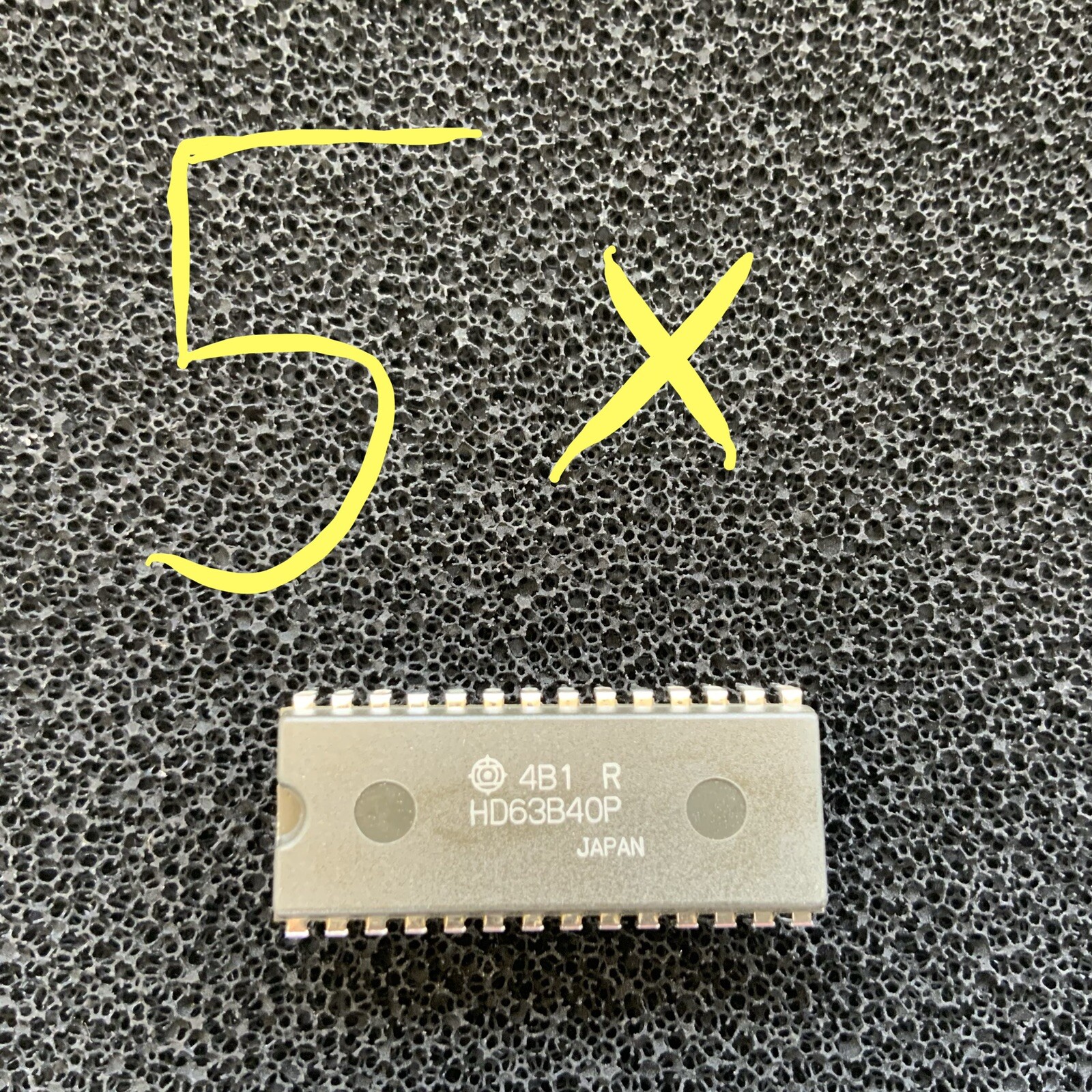 5x HD63B40P PTM Programmable Timer Module 28 DIP